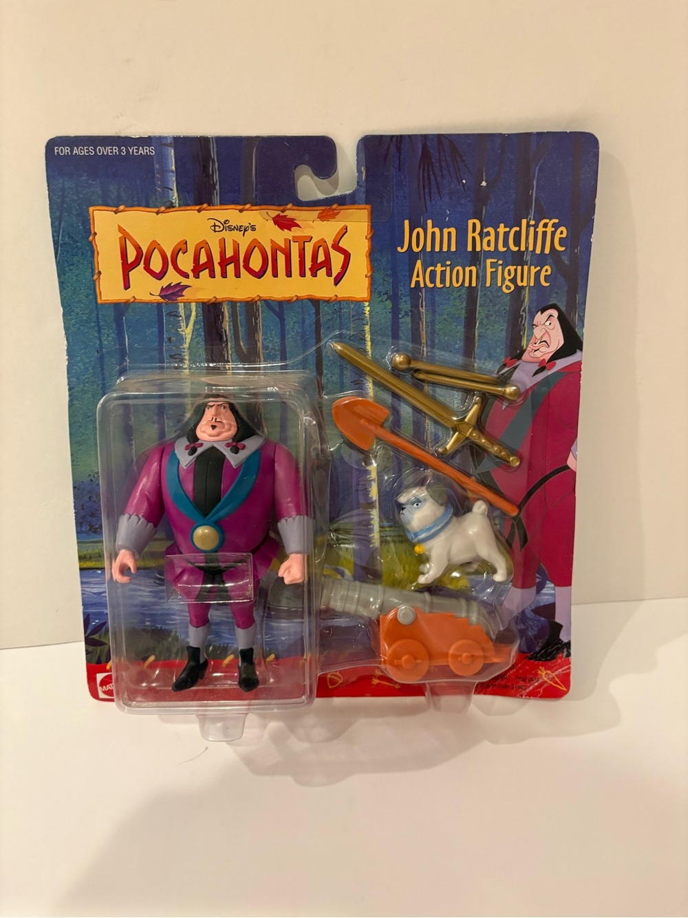 BRAND NEW Disney Pocahontas John Radcliffe and Percy Action Figure